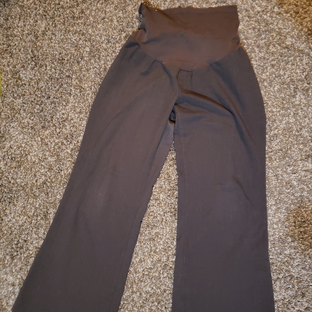 Oh baby maternity large gray dress pants